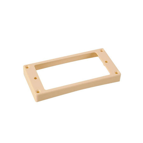 Boston HCS100110IV humbucker frame, curved bottom slanted top, 10 to 11mm height, ivory