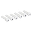 Boston 2120 bass bridge pins, plastic, 6-pack, white with black dot