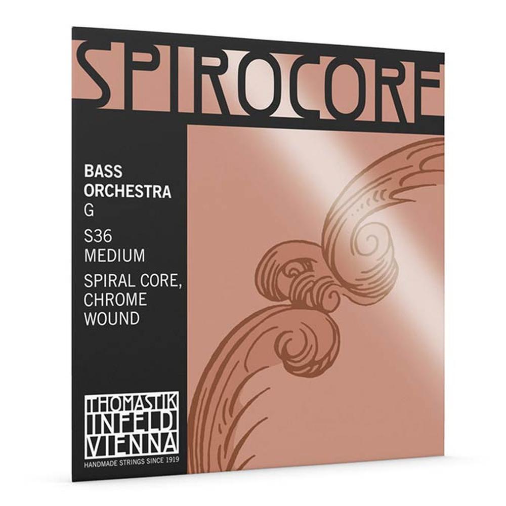 Thomastik Infeld THS-36 double bass string G-1 4/4 string length 110cm medium, spiral core, chrome