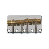 Wilkinson BB-WBBC-N brug-staartstuk Jocker/ Puncher bass, pitch 19mm, brass saddles, nikkel