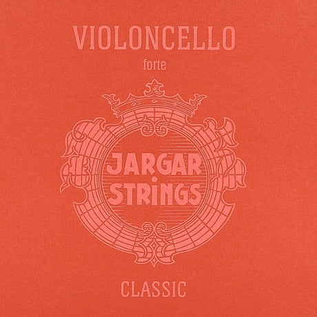 Jargar JCE-SET-RD cello string set, hard, flexi-metal