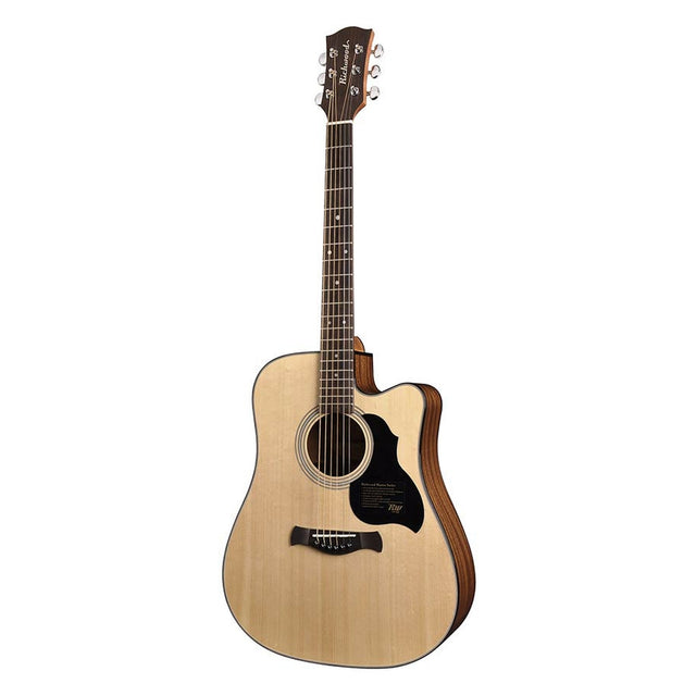 Richwood D-40-CE Master Series handgemaakte dreadnought Semi Akoestische gitaar