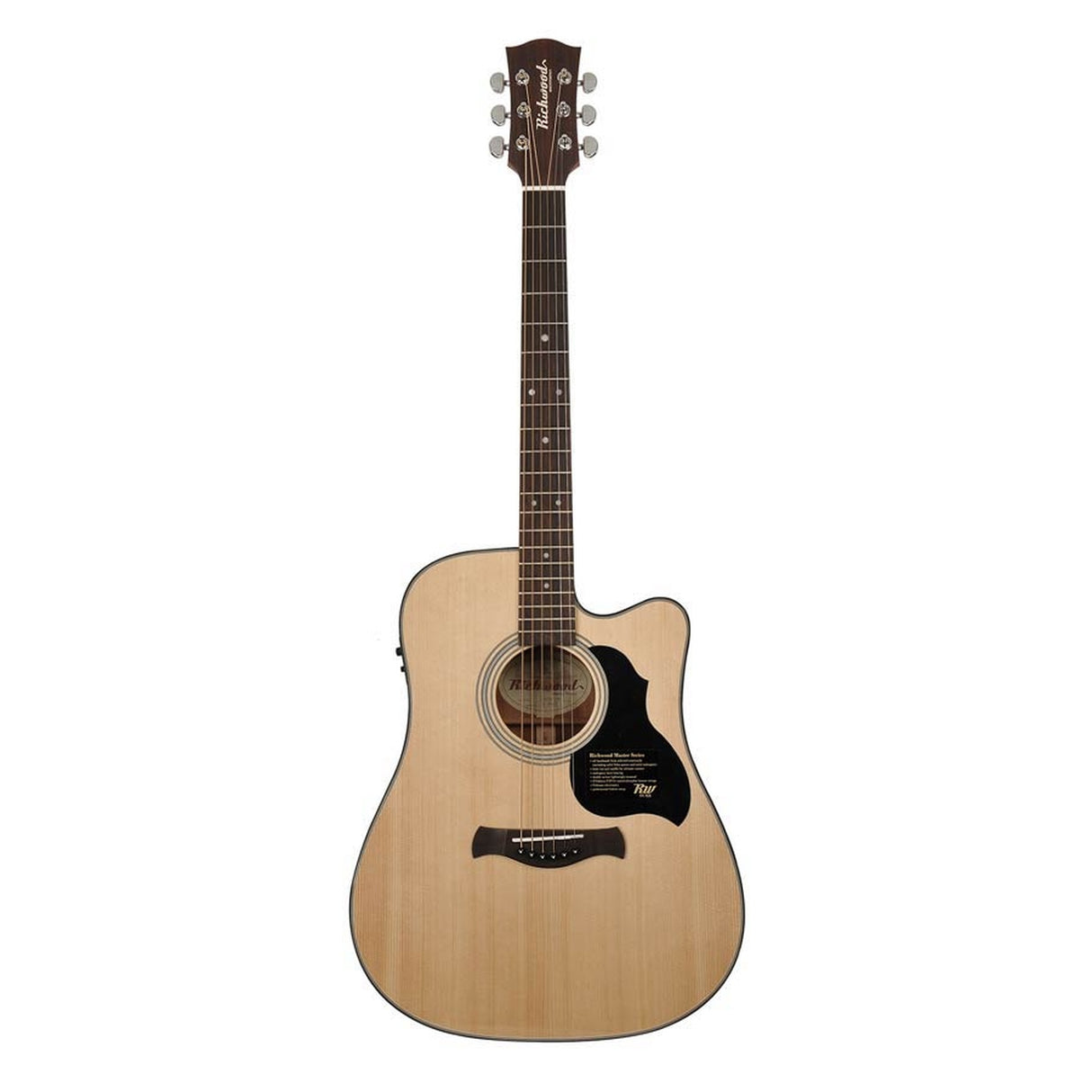 Richwood D-40-CE Master Series handgemaakte dreadnought Semi Akoestische gitaar