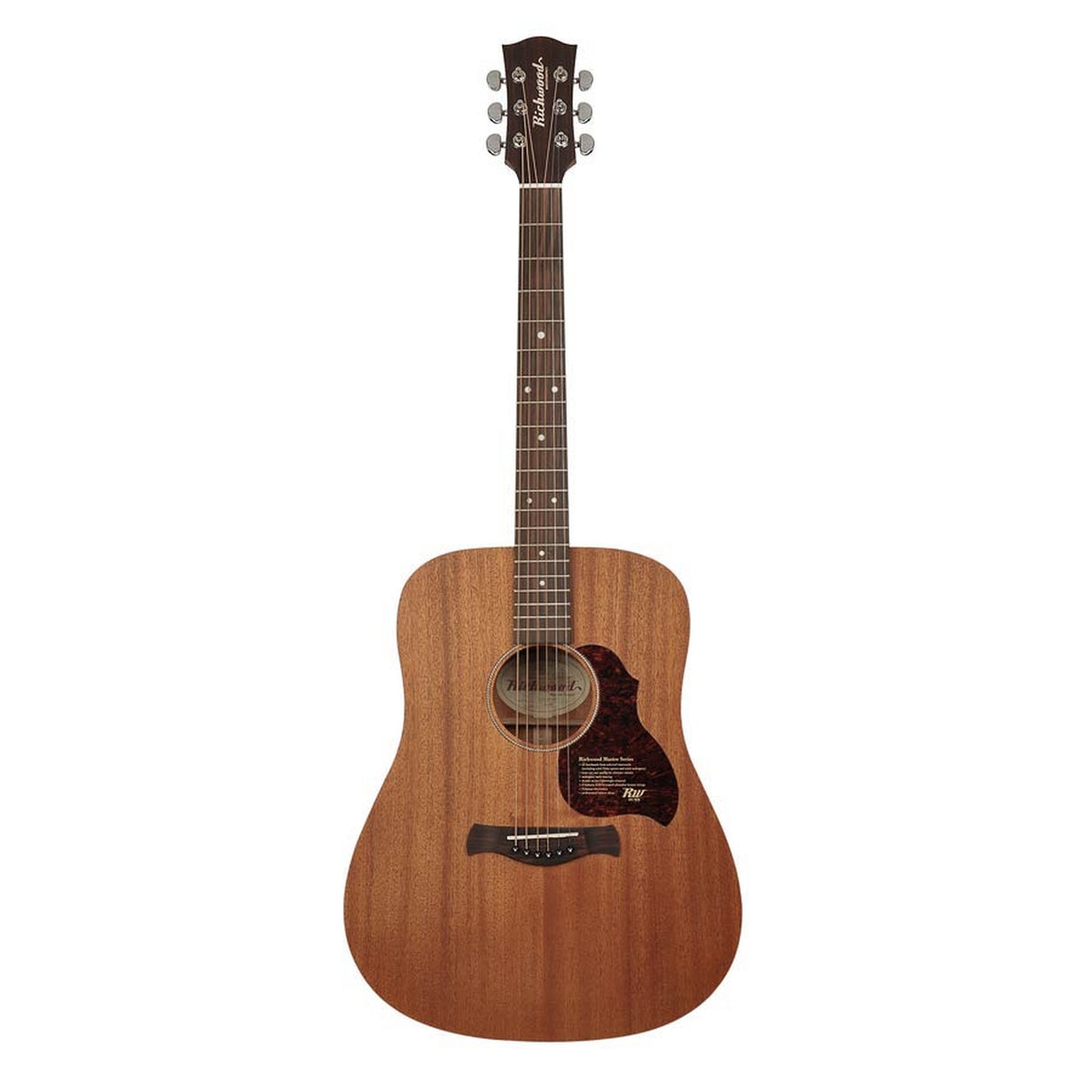 Richwood D-50 Master Series handgemaakte Mahonie dreadnought gitaar