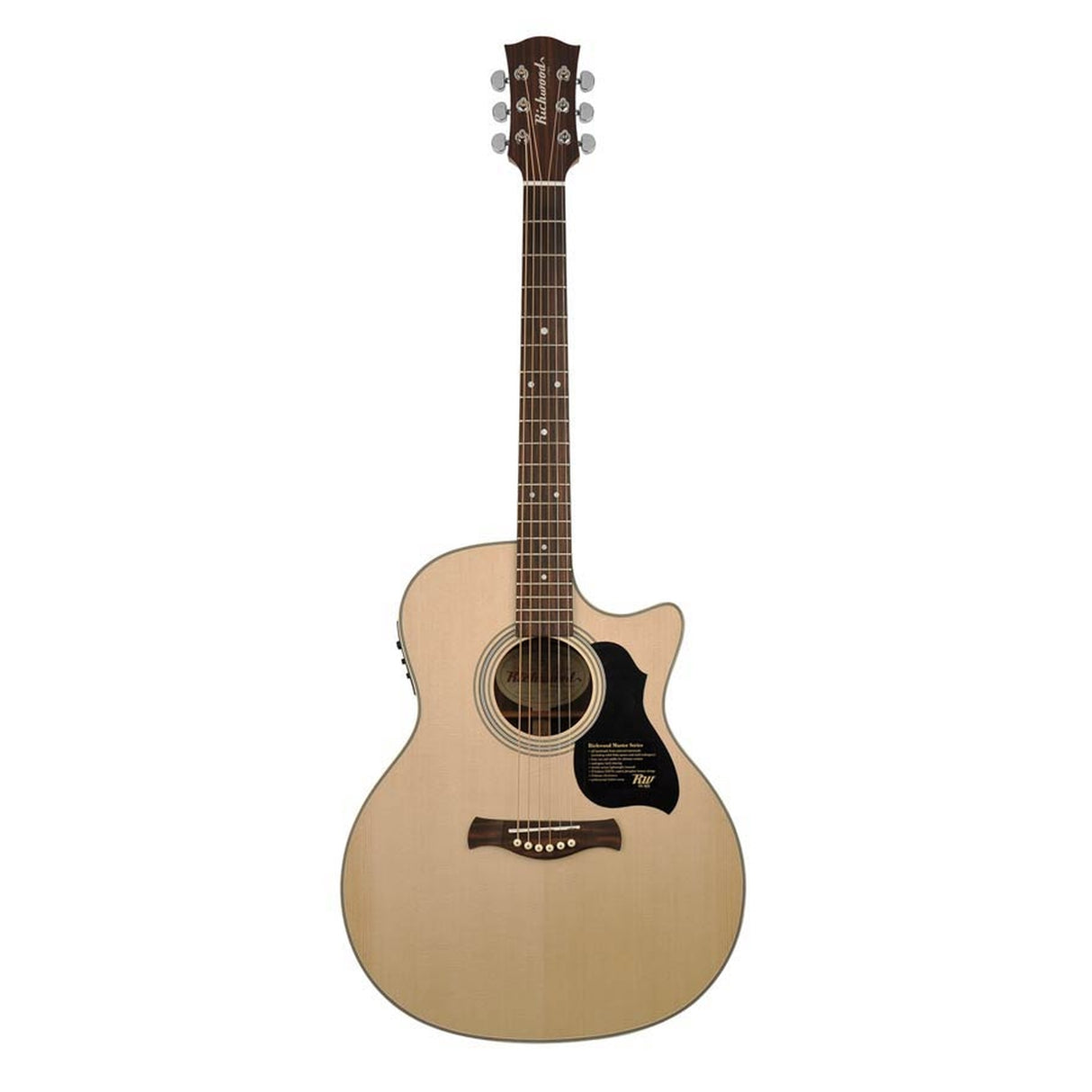 Richwood G-60-CE Master Series handgemaakte Semi Akoestische gitaar Grand Auditorium