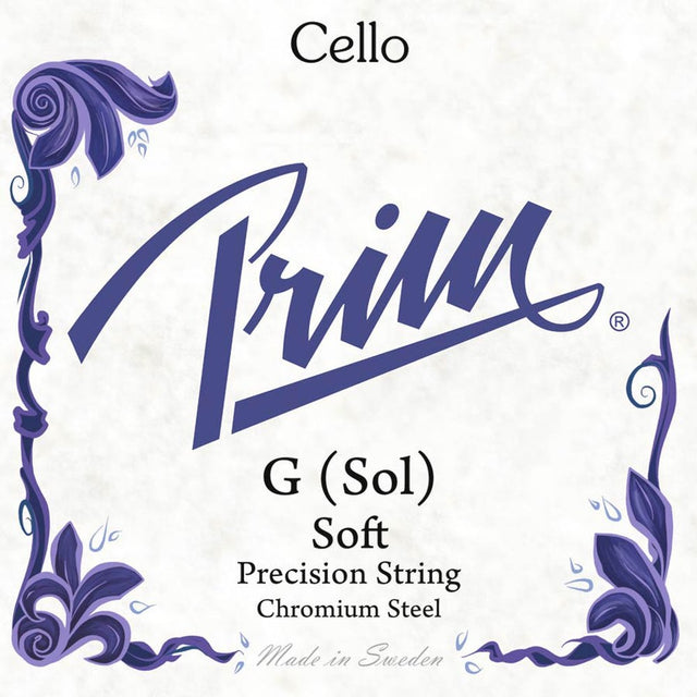 Prim PR-3003 cello string G-3 4/4, light, chromium steel