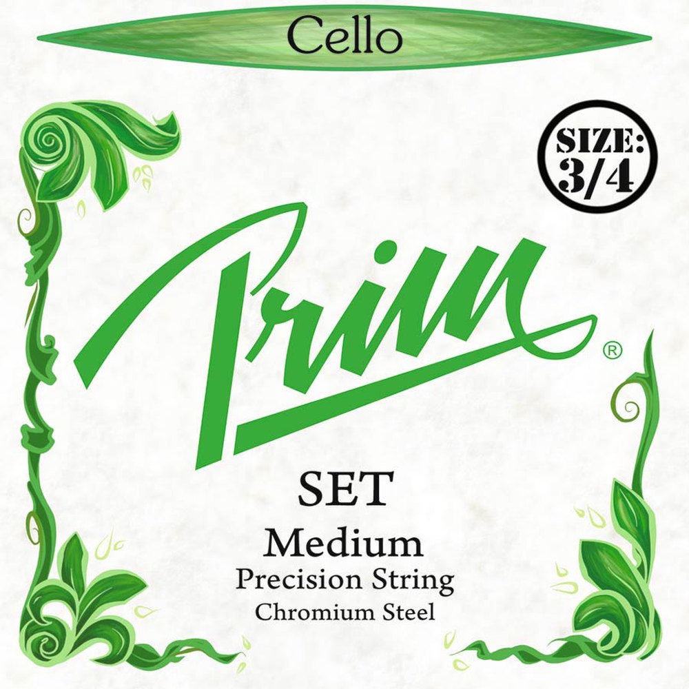 Prim PR-3950 cello string set 3/4, chromium steel