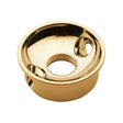 Boston JP-9-G TE-model input cup, with angled screwholes, 3/8" 32 thread, 22mm diameter, gold