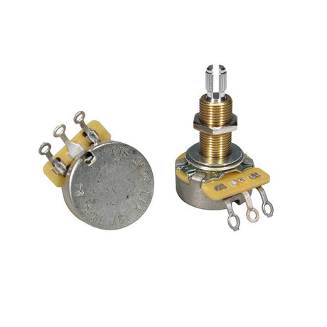 CTS USA CTS250-B64 potentiometer, long .750" bushing for thick/carved tops, 3/8" diam., LP USA, 250K linear