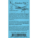 Alaska Pik ALP-12 vingernagelpick plastic, 12-pack, groot 20mm.