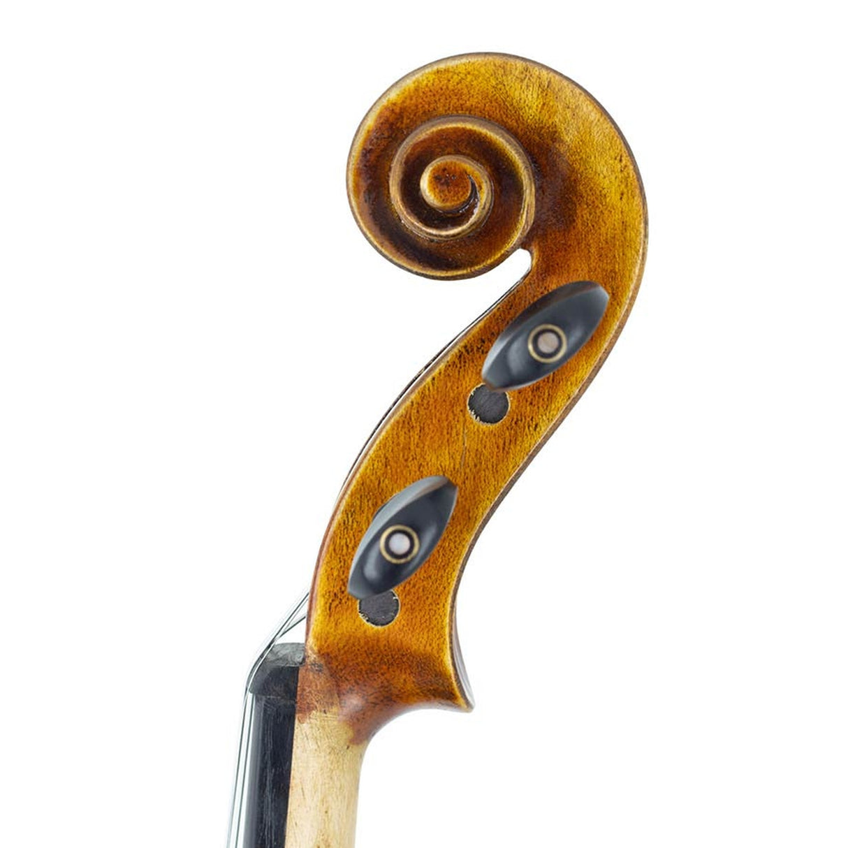 Rudolph RV-844 violin 4/4 Stradivari model, oil varnish with antique finish, european maple, ebony fittings