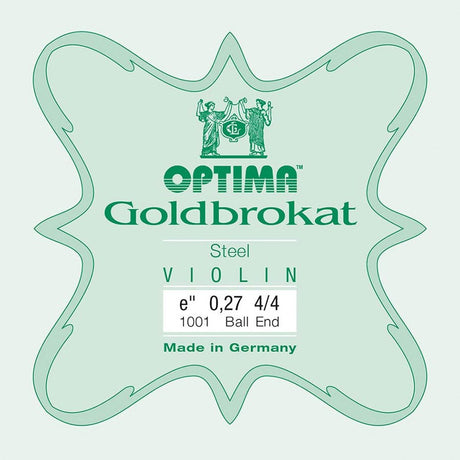 Optima 1001-HB E-1 string for violin 4/4, steel, ball end, heavy