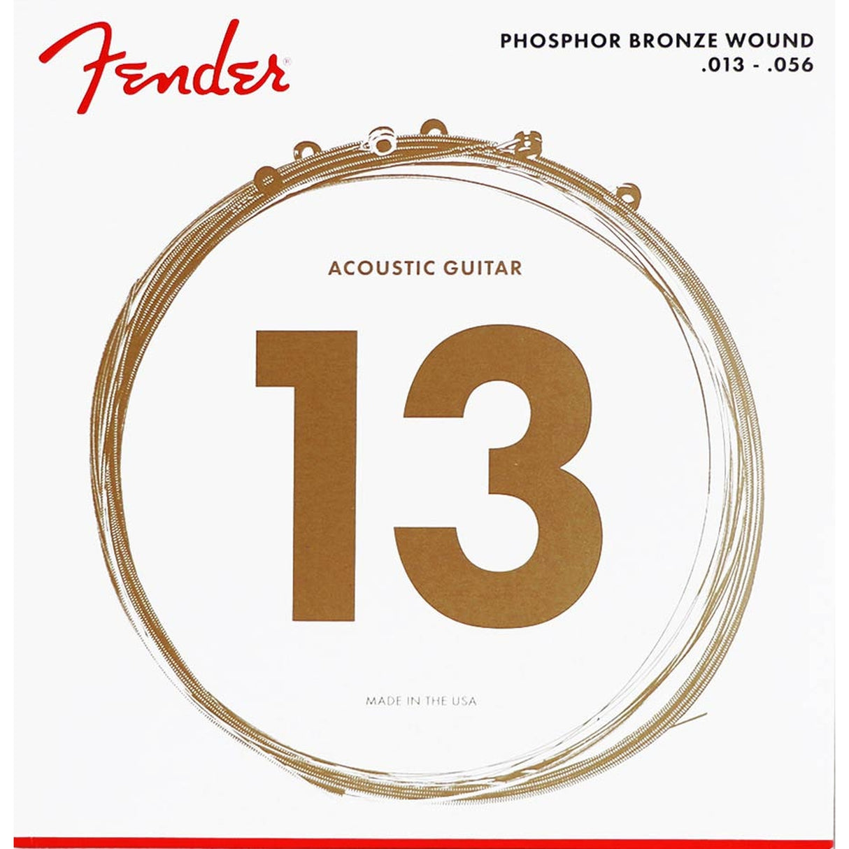 Fender F-60M snaren set acoustic, ph.bronze roundwound, medium, 013-017-026-036-046-056