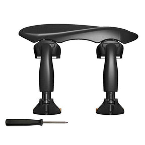 Wittner 256121 violin chinrest center and tilt adjustable, center mount 3/4, with screwdriver
