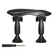 Wittner 257131 viola chinrest center and tilt adjustable, center mount for small, fits all sizes, with screwdrive