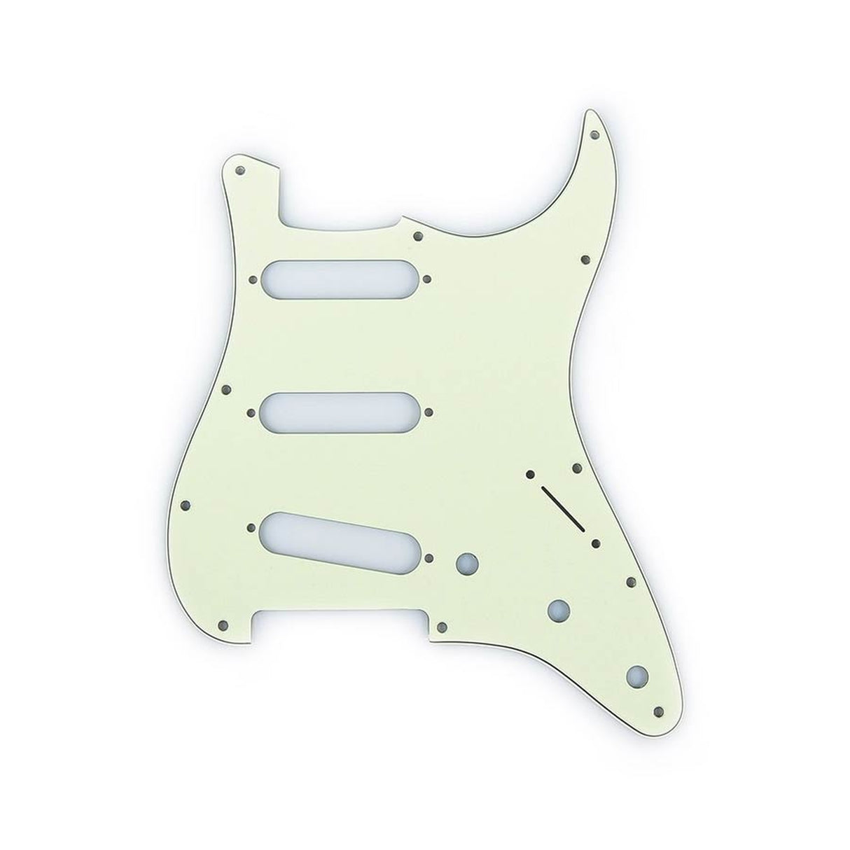 Fender 992144000 pickguard Strat®, SSS, 11 screw holes, 3-ply, mint green