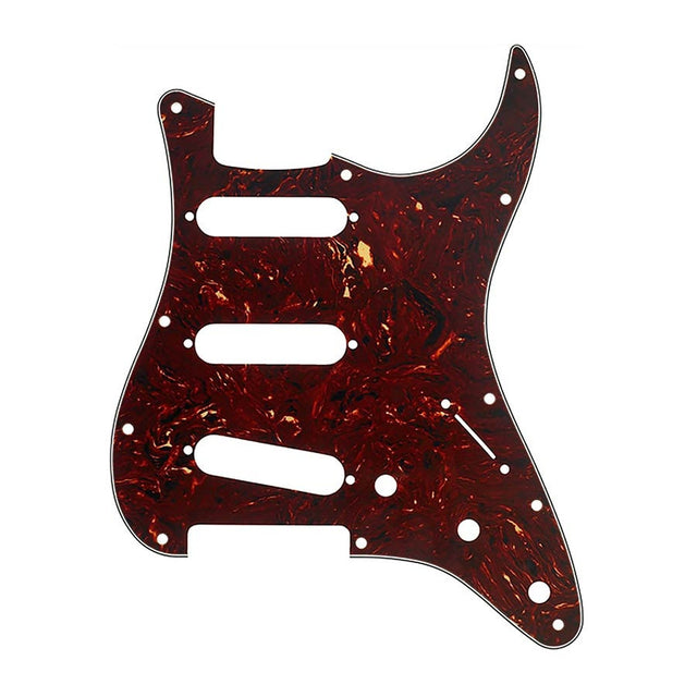 Fender 992142000 pickguard Strat®, SSS, 11 screw holes, 4-ply, tortoise shell