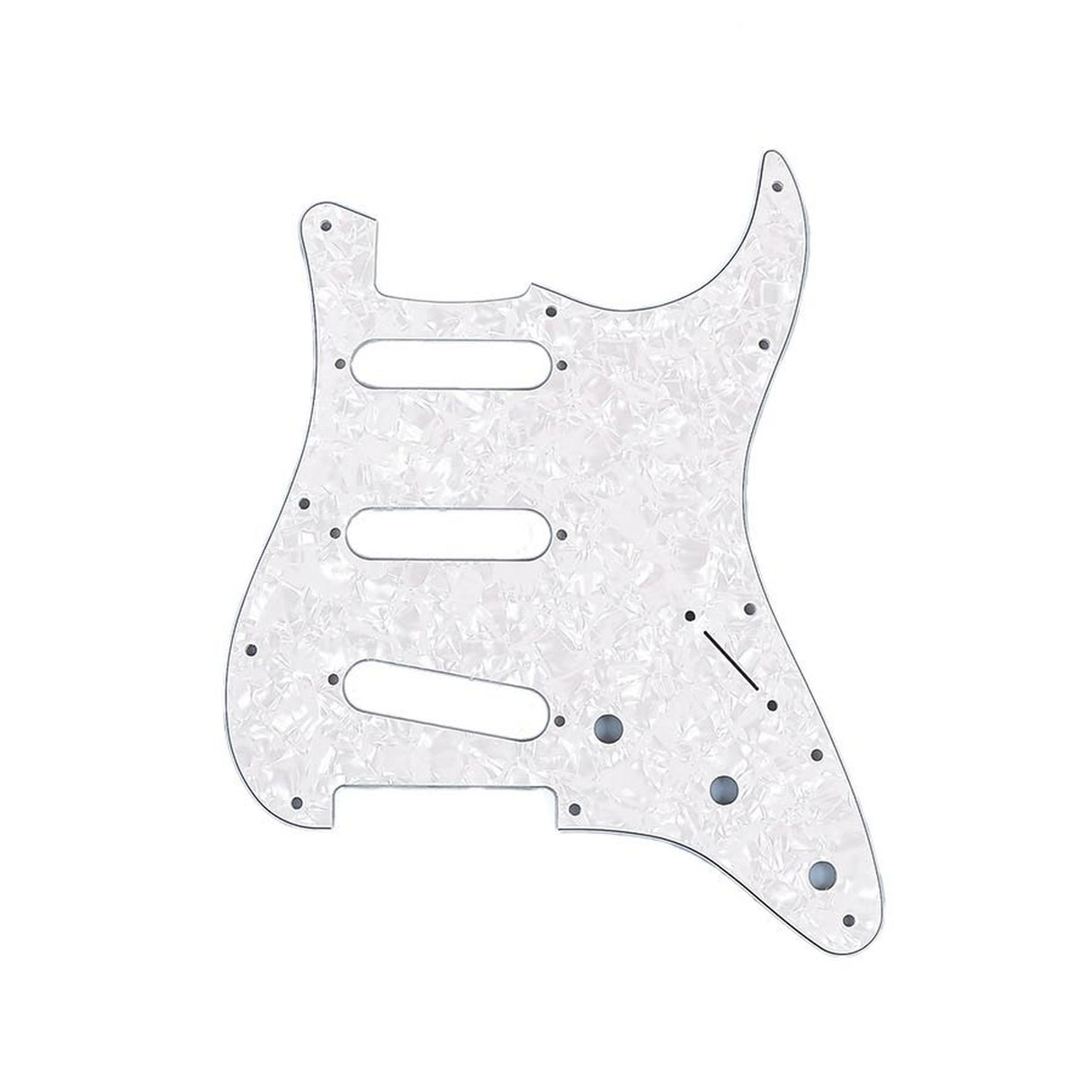 Fender 992140000 pickguard Strat®, SSS, 11 screw holes, 4-ply, white pearl