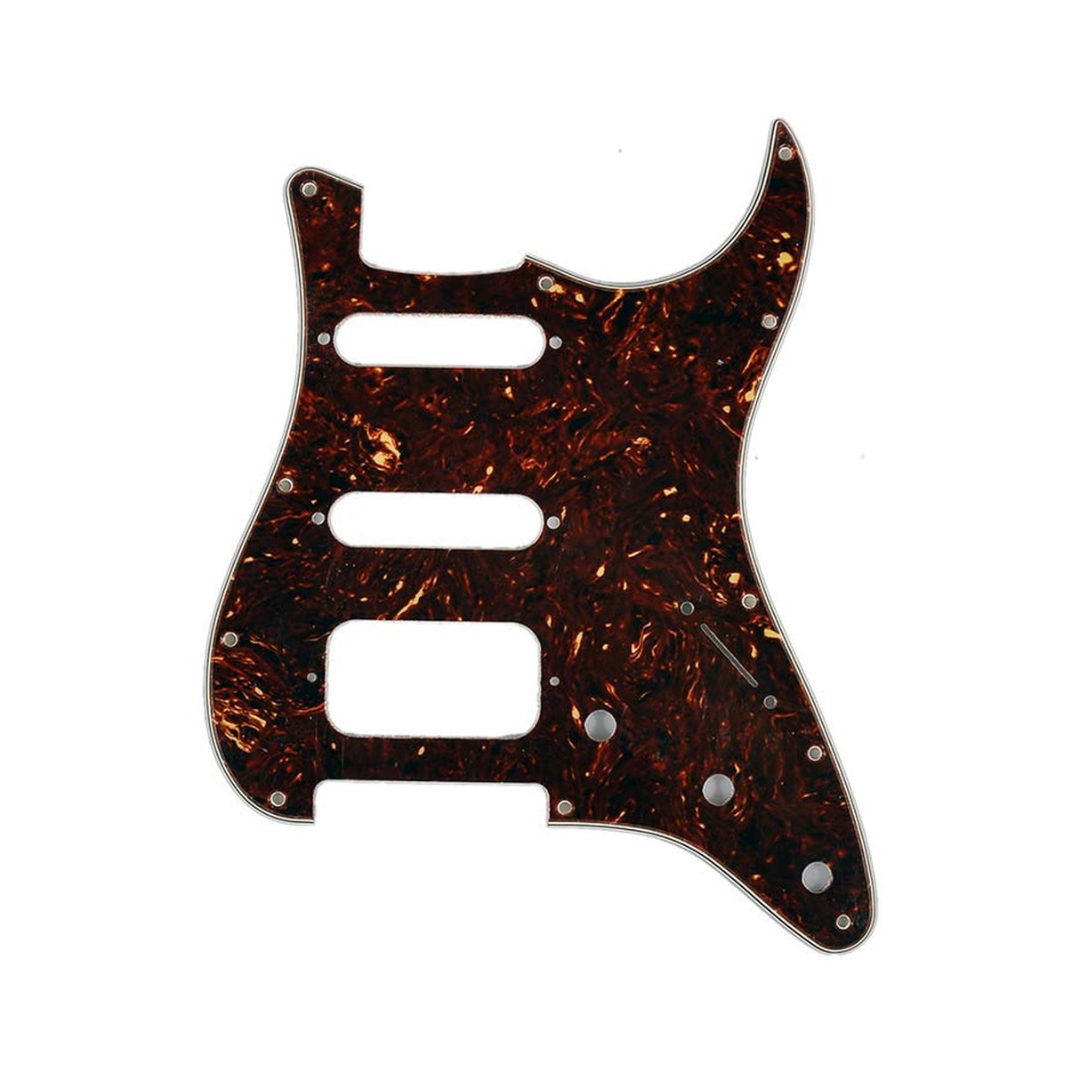 Fender 991337000 pickguard Standard Strat, HSS, 11 screw holes, 4-ply, tortoise shell