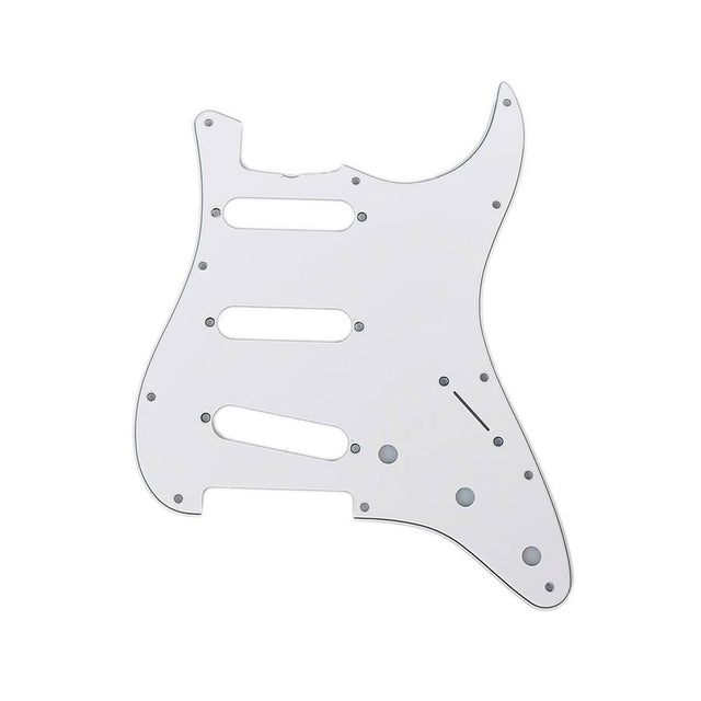 Fender 992018000 pickguard ‘62 Vintage Strat, SSS, 11 screw holes, 3-ply, white