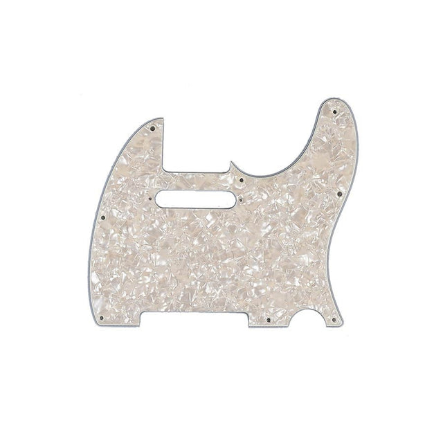 Fender 992174000 pickguard Standard Tele®, 8 screw holes, 4-ply, parchment moto