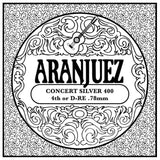 Aranjuez AR-404 D-4 snaar, silverplated wound nylon, heavy gauge