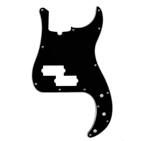 Fender 991352000 pickguard Standard Precision Bass®, 13 screw holes, 3-ply, with truss rod notch, black