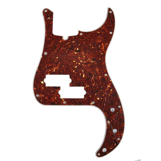 Fender 992175000 pickguard Standard Precision Bass®, 13 screw holes, 4-ply, with truss rod notch, tortoise shell