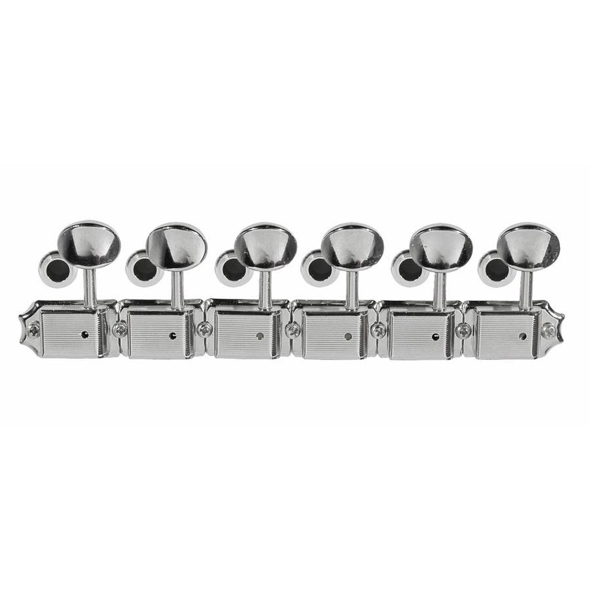 Fender 992040002 machine heads, vintage Kluson style strat/tele LH, mounting materials included, nickel, set of 6