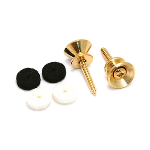 Fender 18916049 strap buttons, 2 pcs, gold