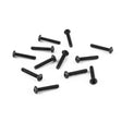 Fender 17031049intonation screws, American Series Strat/Tele, short 4-40 x 5/8, zwart, 12 pcs