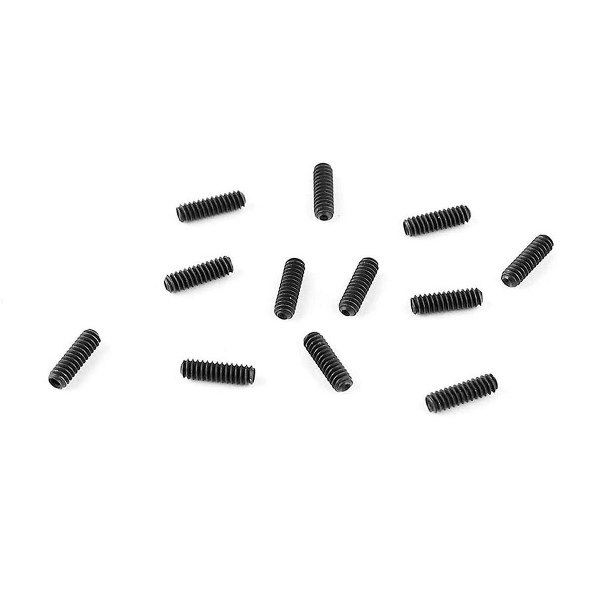 Fender 18027049saddle height screws, American Deluxe Tele, short, 4-40 x 3/8, zwart, 12 pcs