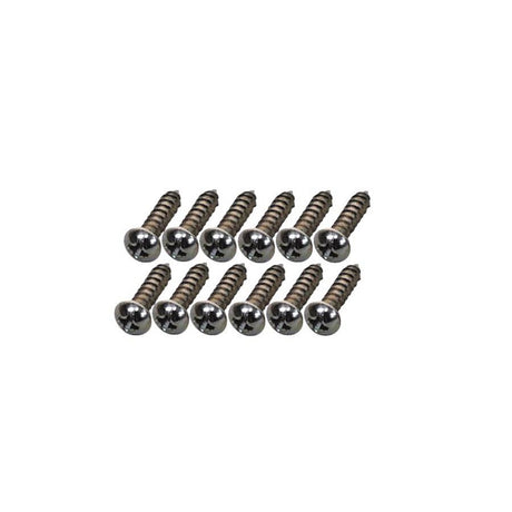 Fender 11357049 tuner mounting screws, Classic/Vintage series guitars, #3 x 3/8", nickel, 12 pcs