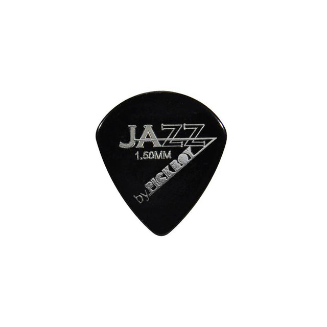 Pickboy GP34B-150 1.50 mm. plectra, 'jazz' zwart, 50-pack