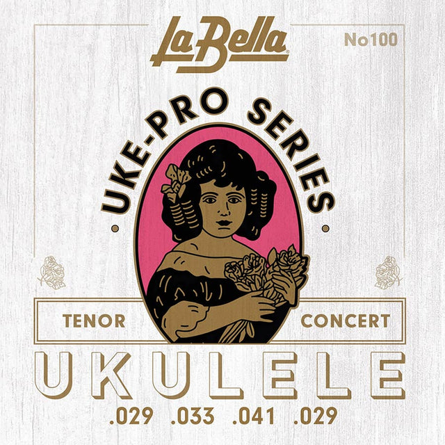 La Bella L-100 snaren set concert/tenor ukulele, rectified nylon