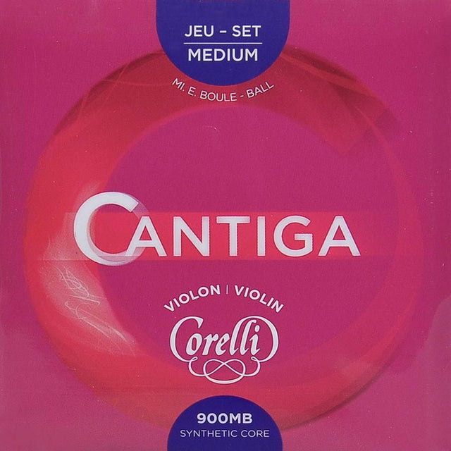 Corelli CO-900-MB violin string set 4/4, medium, consists of CO-901-MB, CO-902-M, CO-903-M, CO-904-M