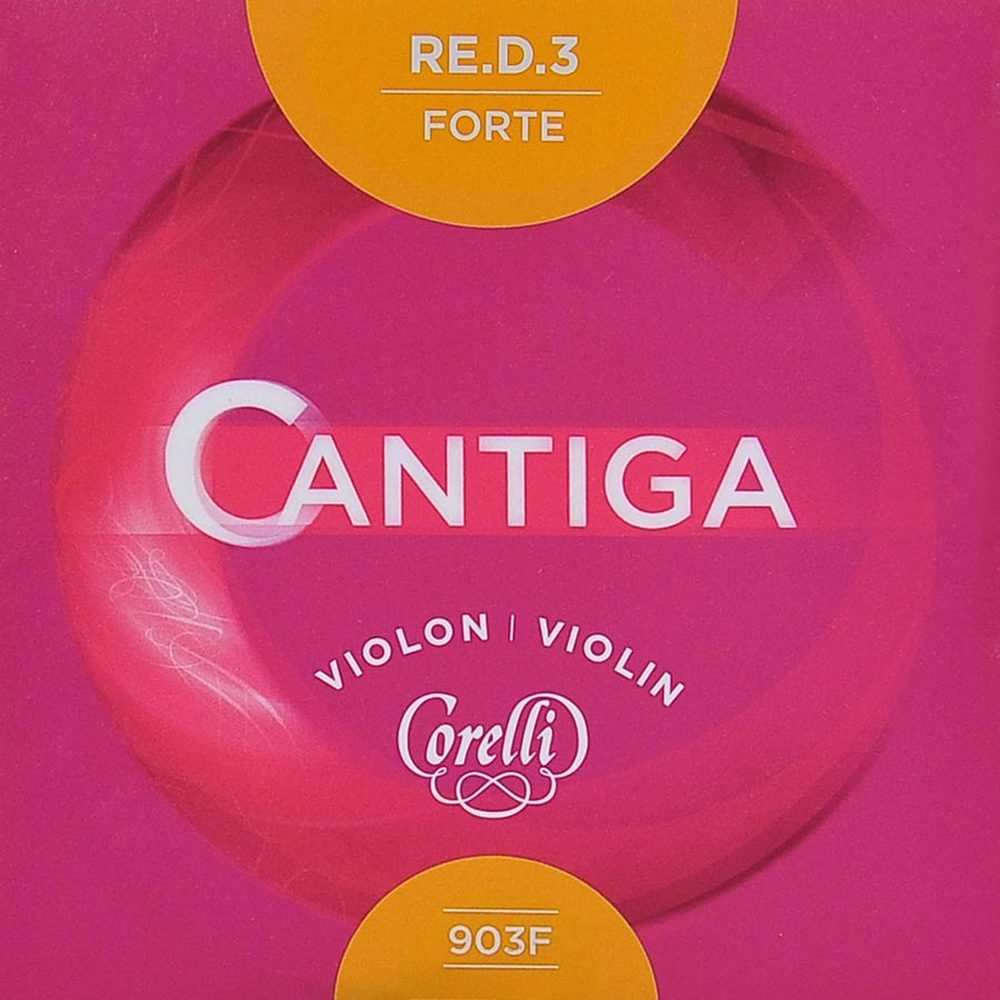 Corelli CO-903-F violin string D-3 4/4, heavy, cantiga material, aluminum-silver alloy