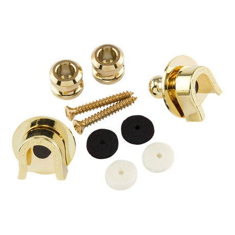 Fender 22043049 strap buttons, Schaller, 2 pieces, gold