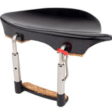 ELS CR-5018 chinrest bakelite Dresden model, 1/8, stainless steel clamps, antiallergical, made in Germany