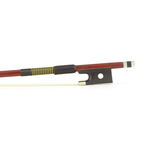 ELS BV-10/32 strijkstok viool, 1/32, brazielhout, achthoekige stok, ebben slof, enkel oog, balein imitatie