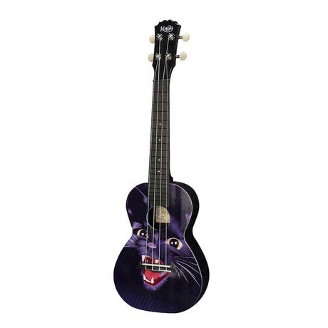 Korala PUC-30-001 bundel Black Panther Concert Ukelele Polycarbonaat