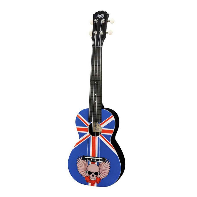 Korala PUC-30-003 Union Jack Concert Ukelele Polycarbonaat