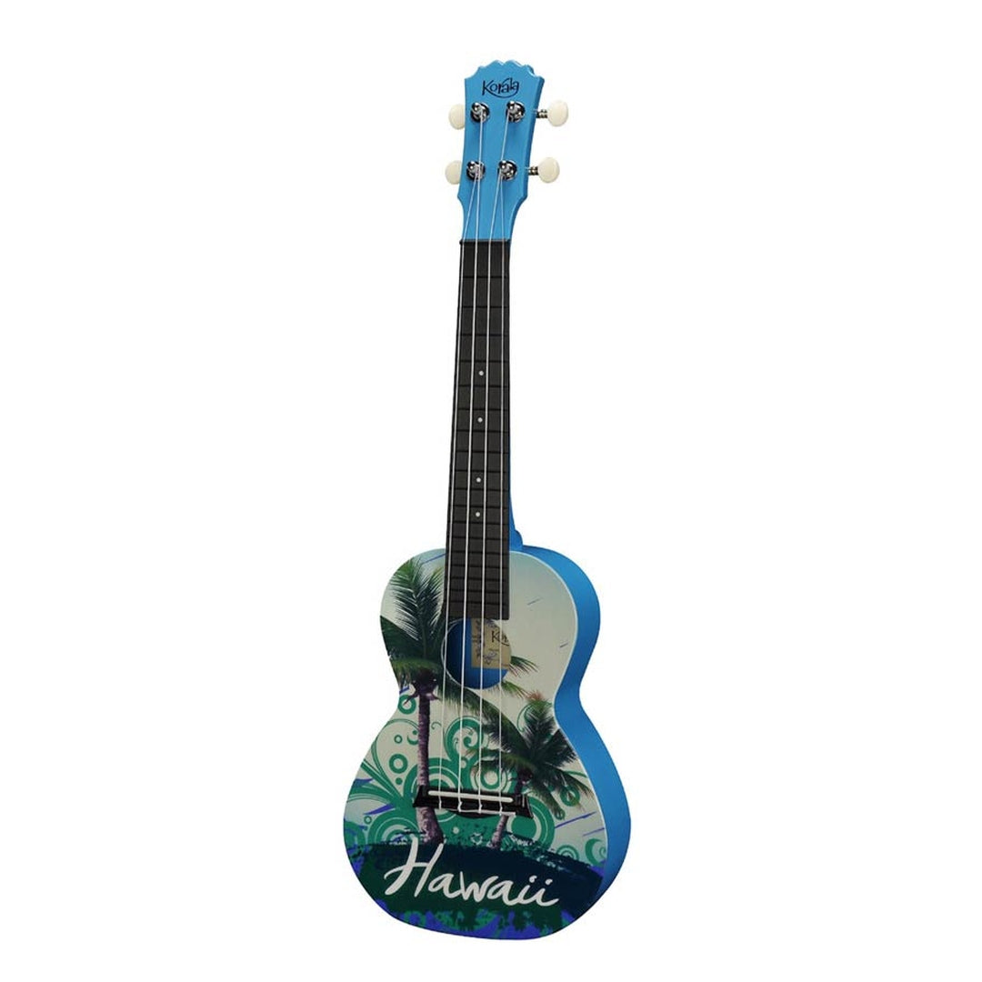 Korala PUC-30-009 bundel Palm Hawaii Green Ukelele Polycarbonaat