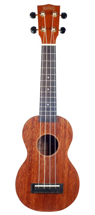 Mahalo MJ1TBR Java Series Sopraan Ukulele Transparant Bruin