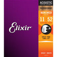 Elixir EL-16027 snaren set acoustic coated phosphor bronze, custom light, 011-015-022-032-042-052