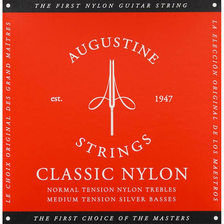 Augustine AU-CLRD Red snaren set classic, regular tension trebles & medium tension basses