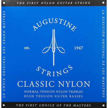 Augustine AU-CLBU Blue snaren set classic, regular tension trebles & high tension basses