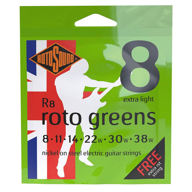 Rotosound R8 Roto greens extra light 008