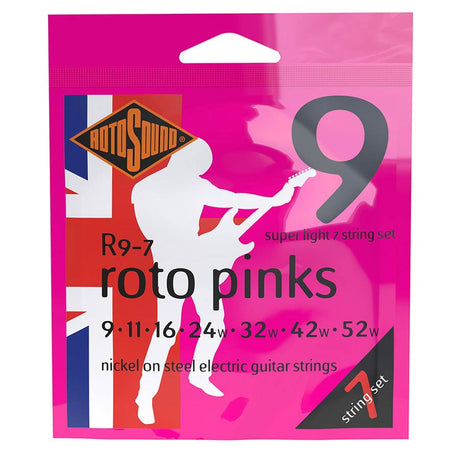 Rotosound R9-7 Roto Pinks 009 7 snarige Snarenset elektrisch