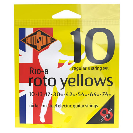 Rotosound R10-8 Roto Yellows 010 8 snarige Snarenset elektrisch